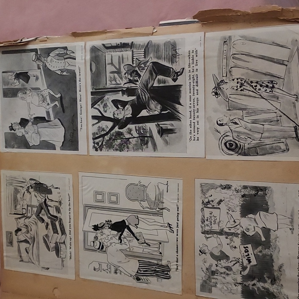 Vintage 1930s Adult Humor Cartoons Scrapbook Collection PRICELESS Scrapbook - Picture 4 of 12